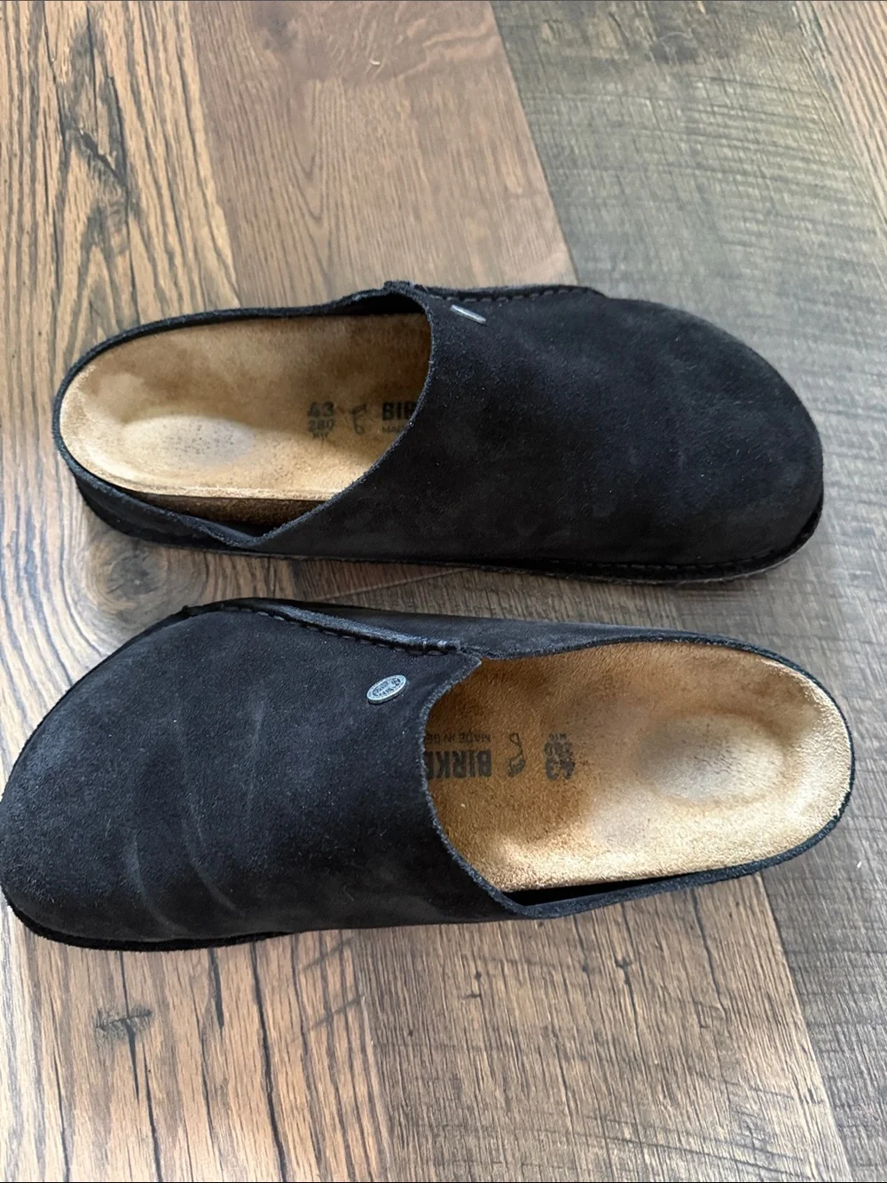 Men's Birkenstock Black Classic Zermatt